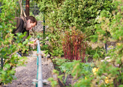 Kontrolle der Dichtigkeit nach dem Wechsel der Wasseruhr