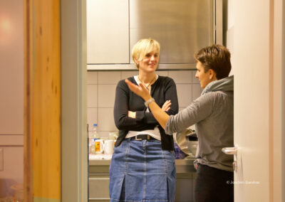 In der Küche des Vereinsheims